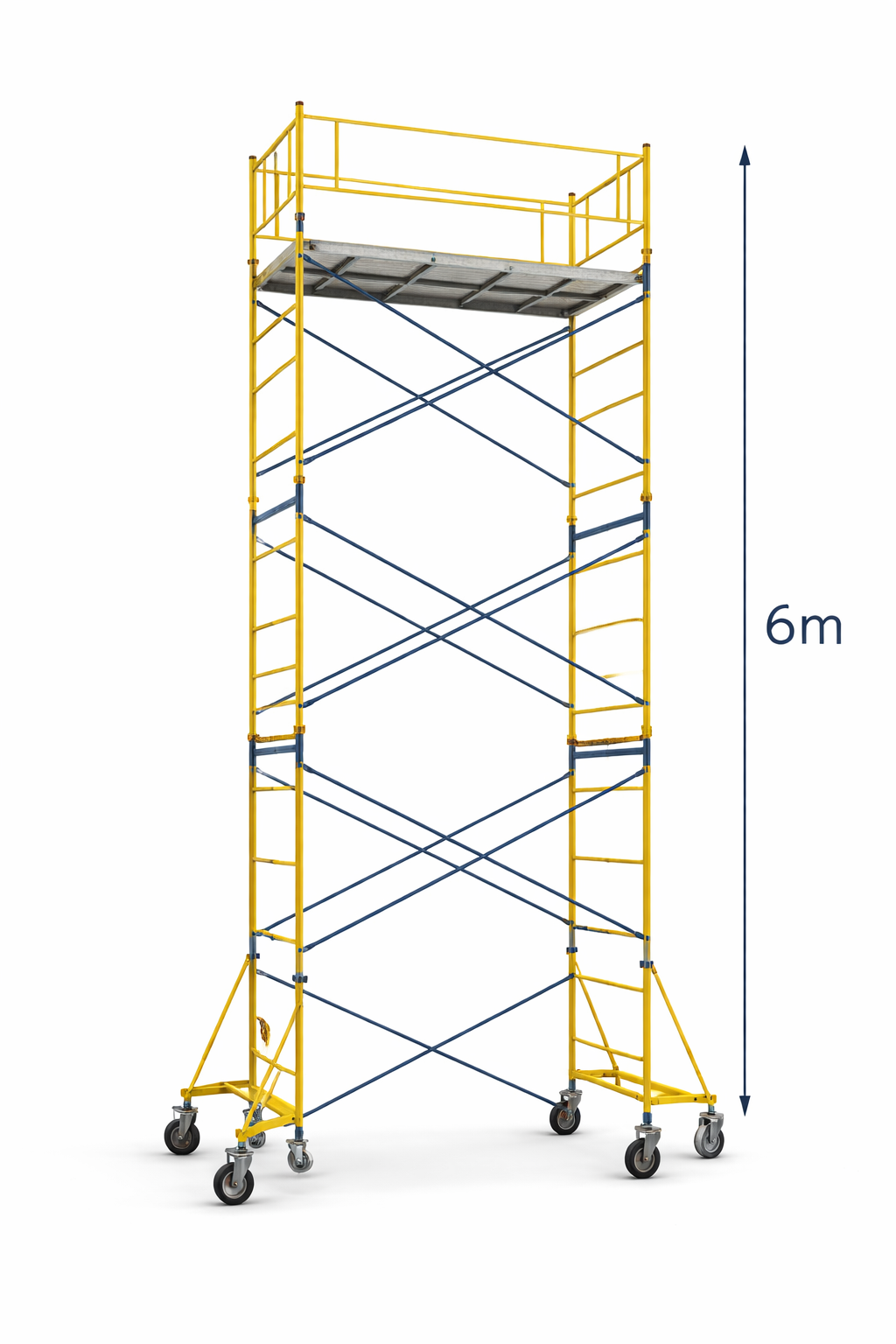 Foto do equipamento Andaime Tubular Completo 6m