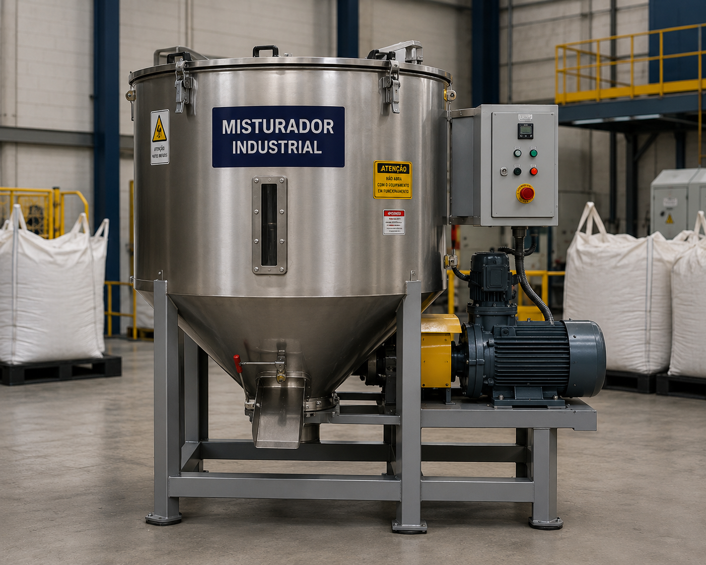 Foto do equipamento Misturador Industrial PlásticoResíduos