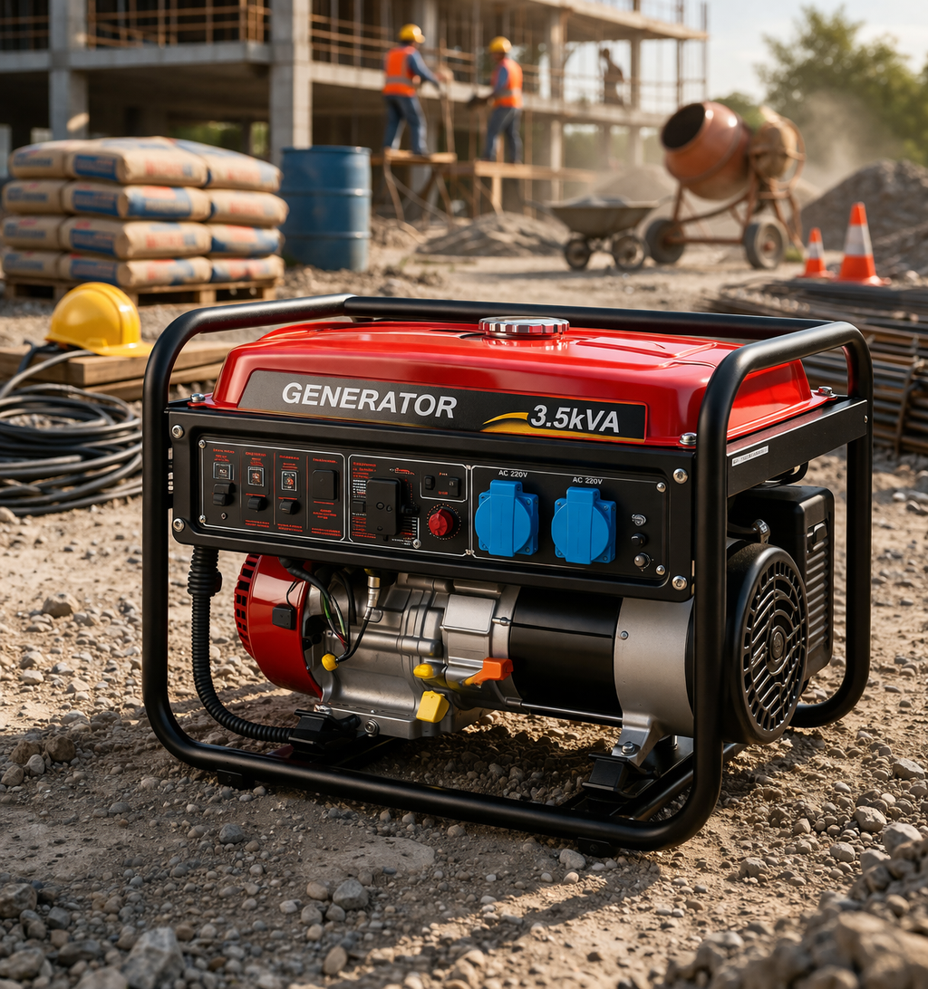 Foto do equipamento Gerador Portátil a Gasolina 35kVA