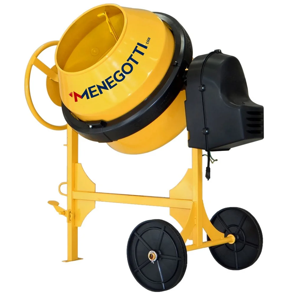 Foto do equipamento Betoneira 150L 12CV 110V Prime com Kit de Segurança MENEGOTTI-4001169KIT