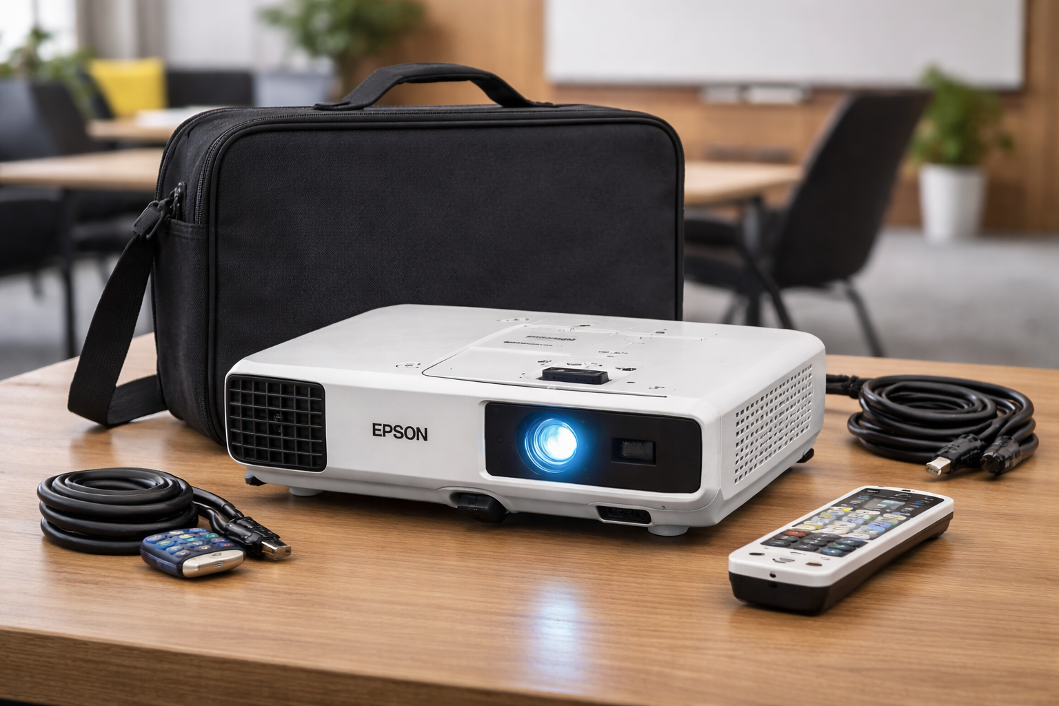 Foto do equipamento Projetor portátil Epson PowerLite