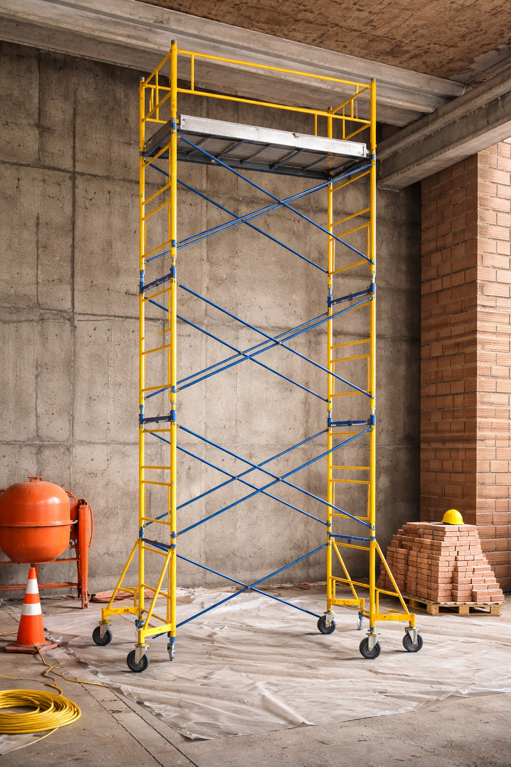 Foto do equipamento Andaime Tubular Completo 6m