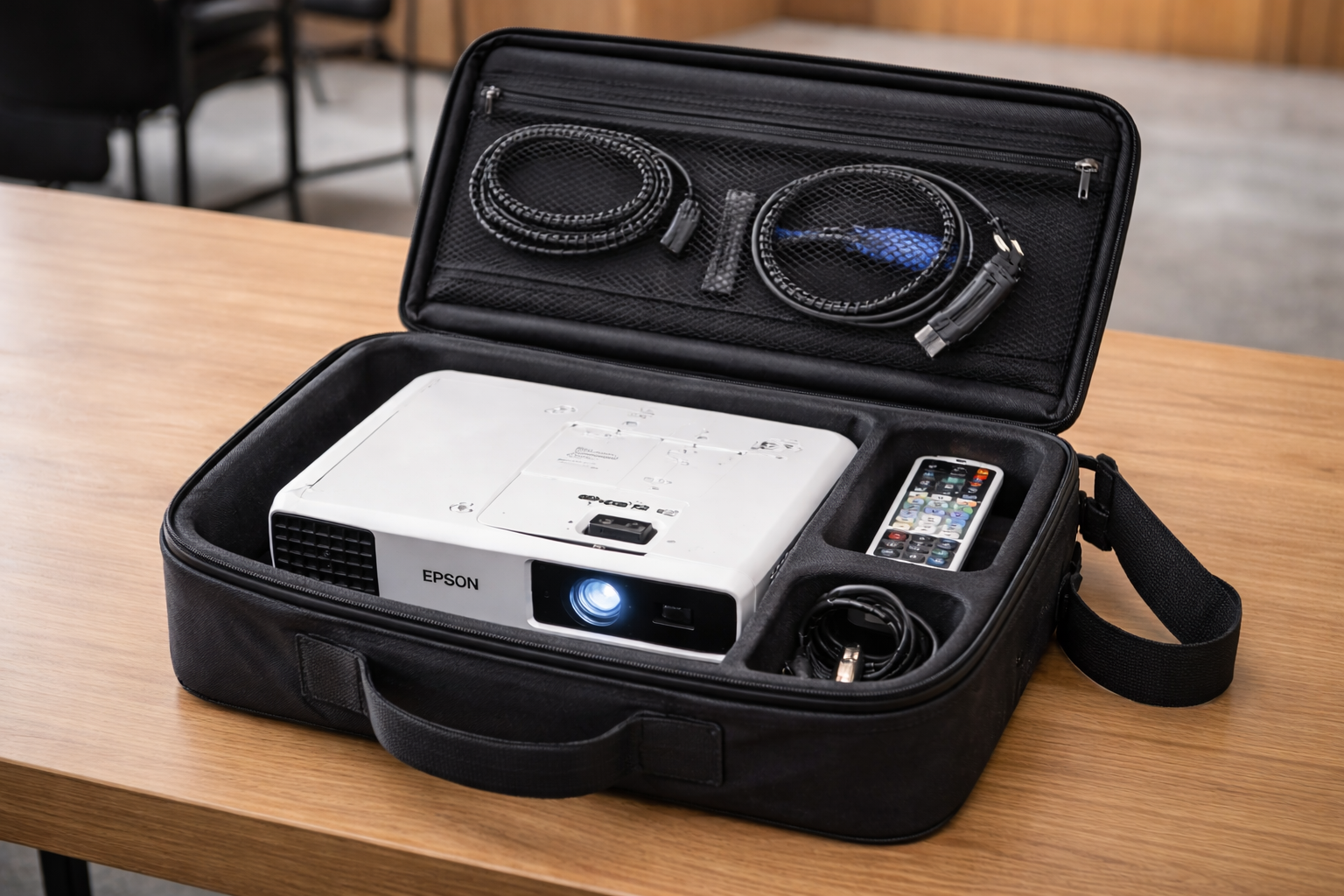 Foto do equipamento Projetor portátil Epson PowerLite